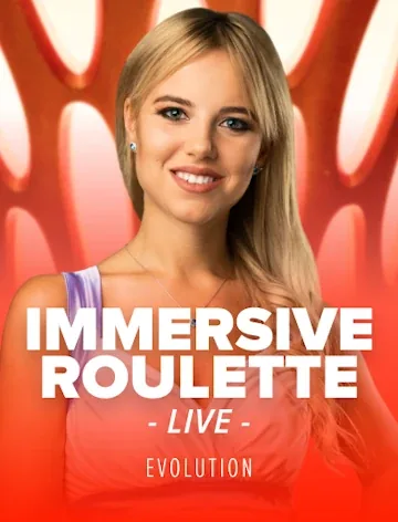 Immersive Roulette slot artwork from Evolution with published RTP 97.30%