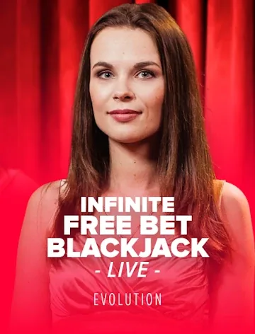Infinite Free Bet Blackjack slot artwork from Evolution with published RTP 99.36%