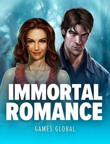 Immortal Romance slot artwork from Games Global with published RTP 96.86%
